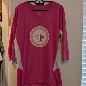 NHL Pink Winnipeg Jets Women Or Kids Hockey Jersey